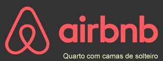 Airbnb - Quarto com camas de solteiro